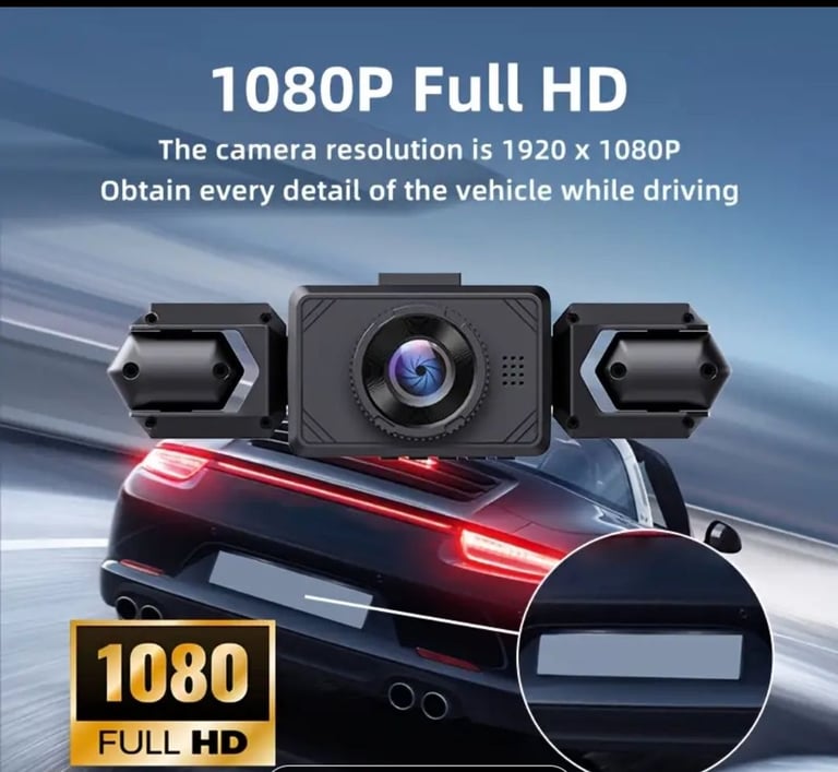 4- Channel 1080P Dash Cam 