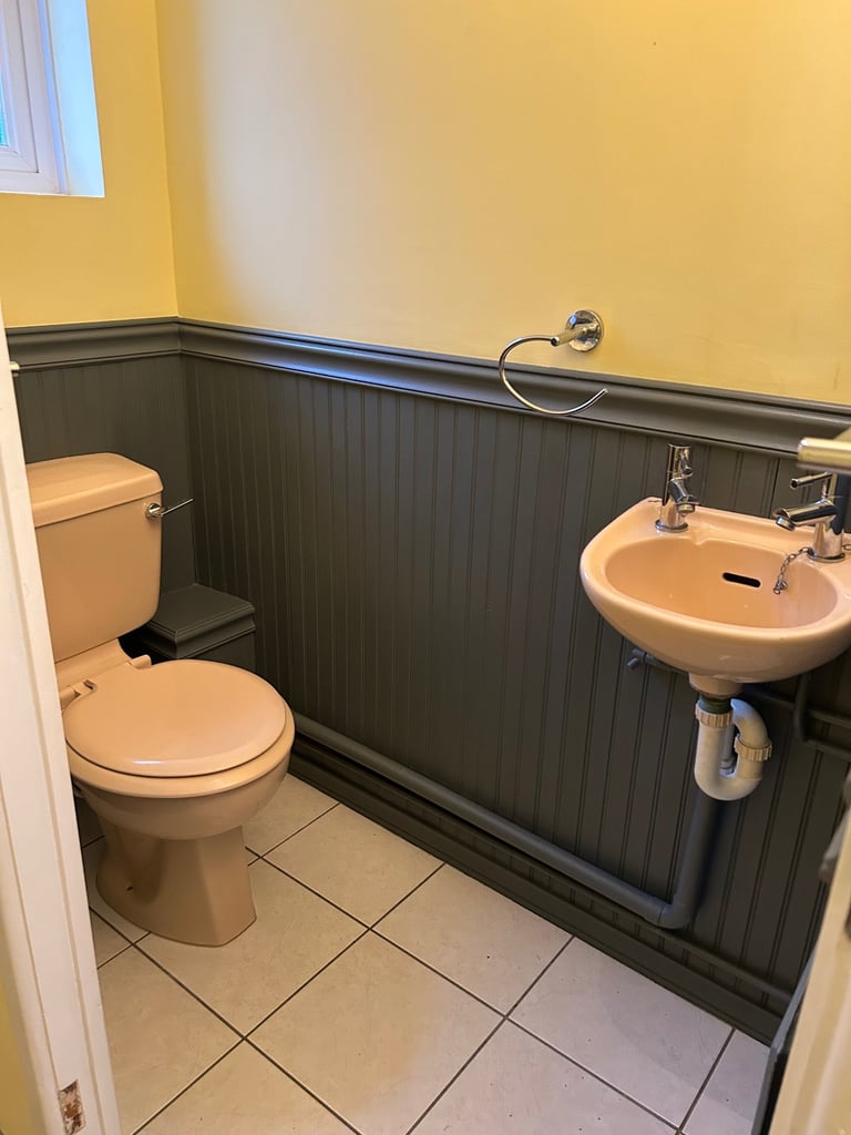 image for Vintage coloured Toilet/cloakroom basin