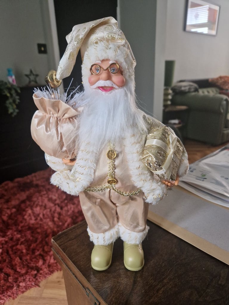 Gold father xmas