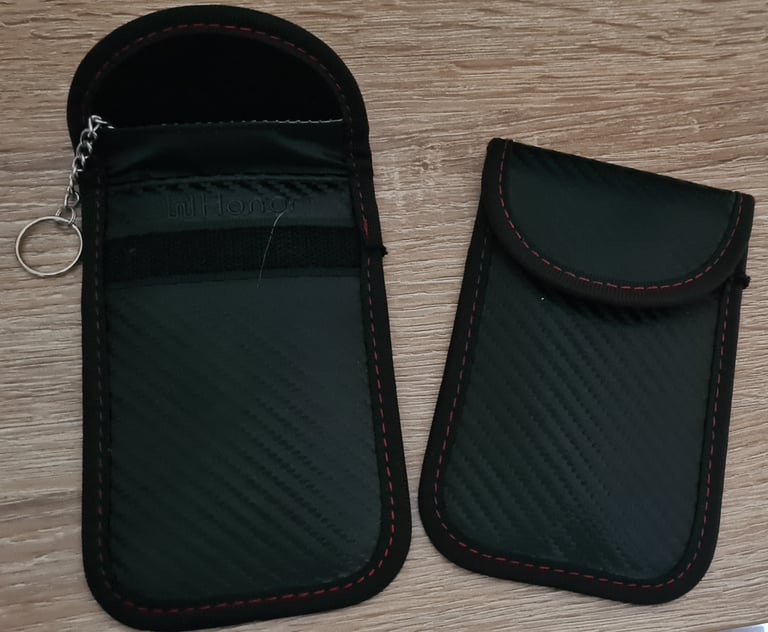 2 x Car Key Faraday Pouches