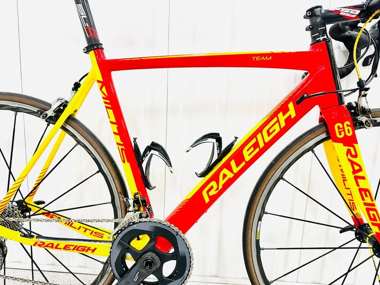 RALEIGH TEAM MILITIS Size/M Full Carbon Road Bike 