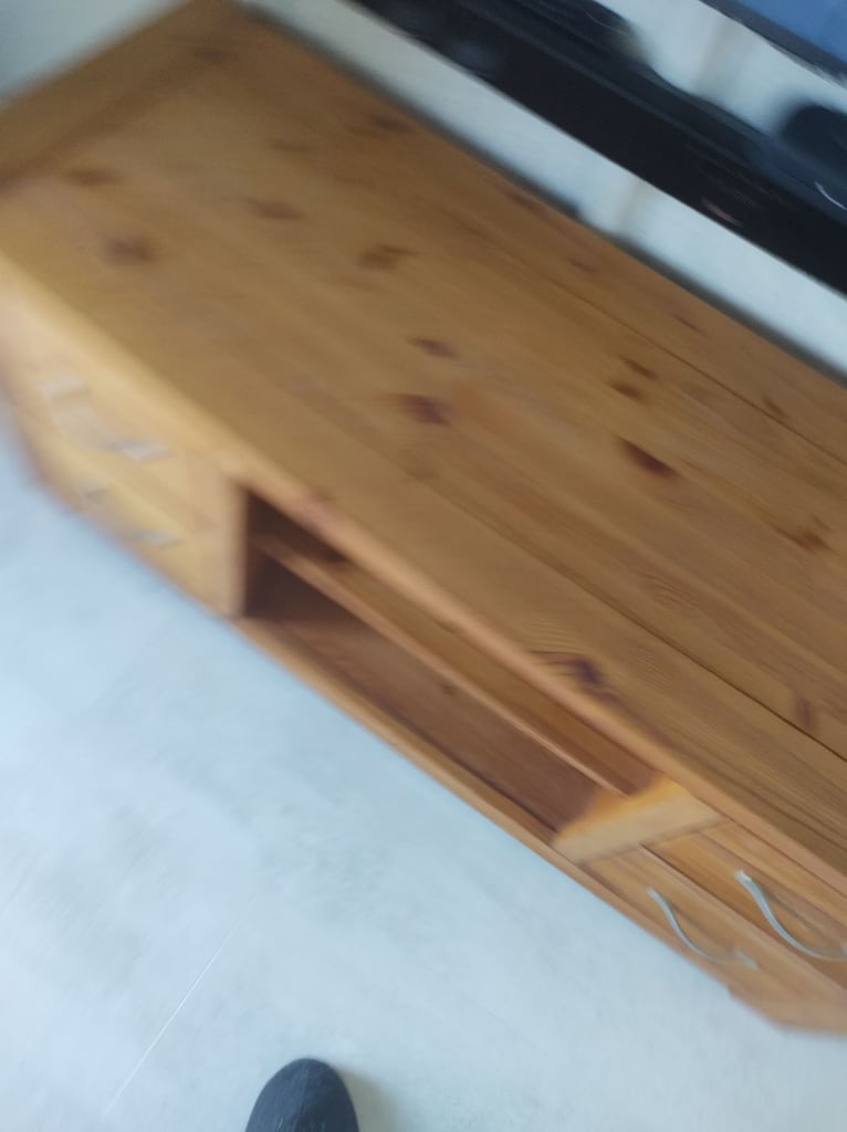 Next TV unit solid wood 