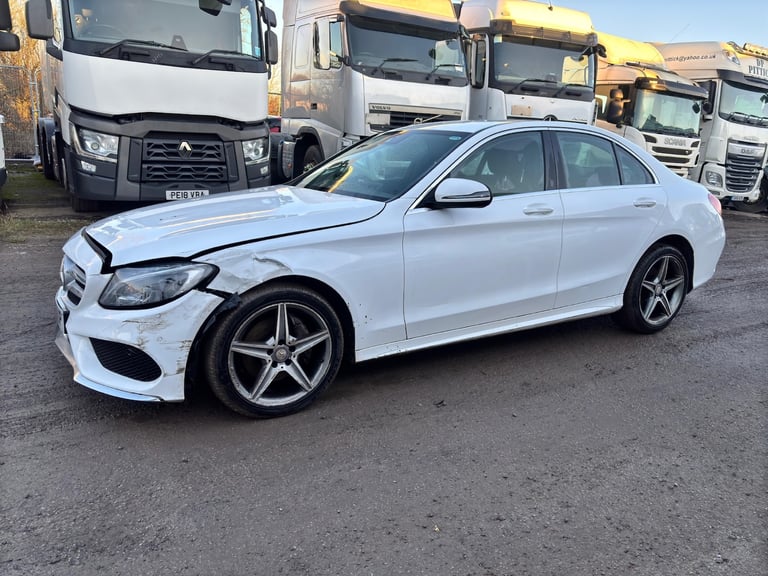 2017 MERCEDES BENZ C CLASS C220 AMG LINE 2.1 DIESEL DAMAGED SALVAGE CAT N 