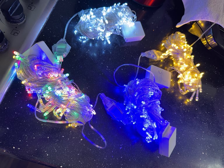Decorative string lights 4 colors