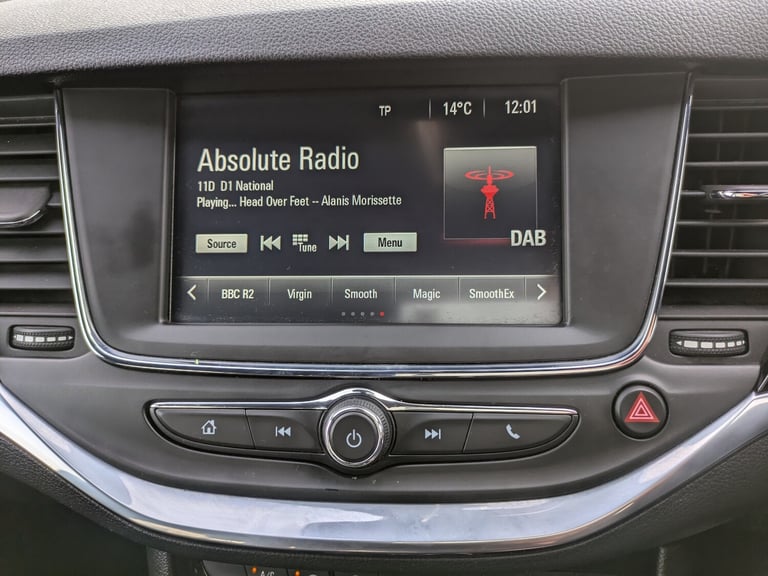 2016 Vauxhall Astra 1.4i Turbo SRi Hatchback 5dr Petrol Auto Euro 6 (s/s) (150