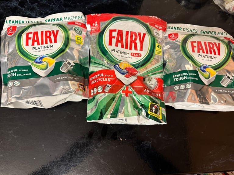 image for Fairy Platinum Plus All In One Dishwasher Tablets