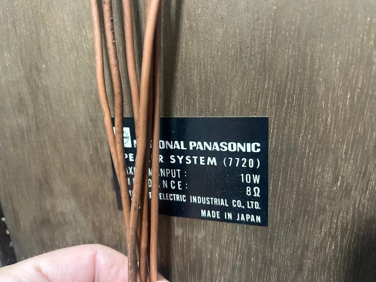 Vintage National Panasonic 7720 speakers