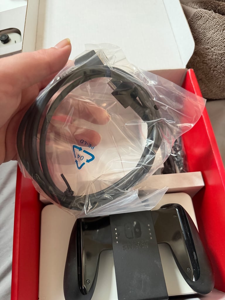 Nintendo Switch OLED - White + Additional Joy Cons + Micro SD Card