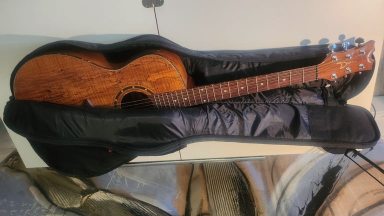 DEAN Exotica Espalt Spalted Maple Electro-Acoustic Guitar