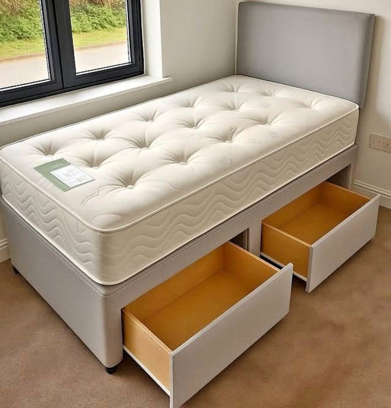Divan Double (Single / King Size) Bed+Mattress CLEARANCE SALE ON BRAND NEW BEDS WITH MATTRESSES