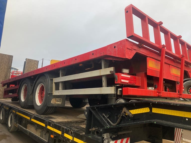 BALE TRAILER Drawbar tandem axle 