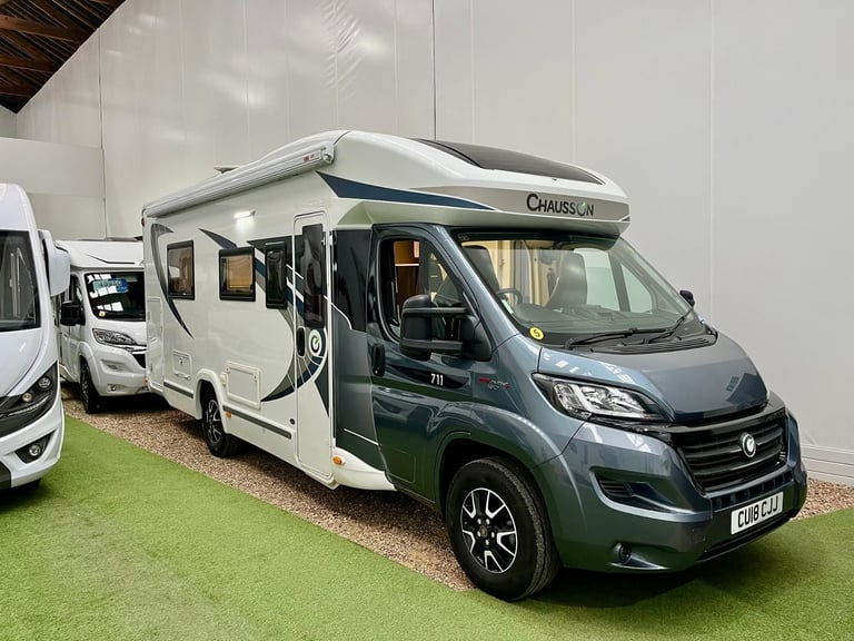 image for CHAUSSON TRAVELINE 711 / 4 BERTH / 2 DROP BEDS / 13,294 MLS / GARAGE / MOTORHOME