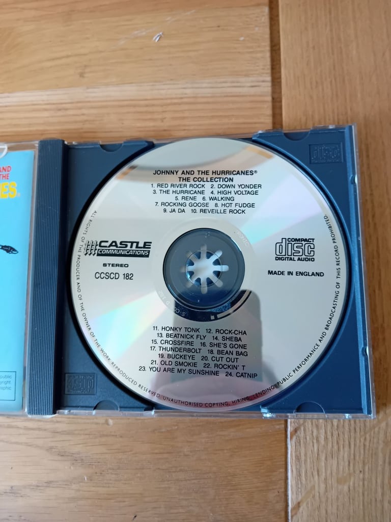 Cd Johnny and the hurricanes