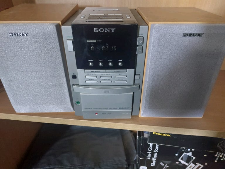 Sony hifi cd/tape also mini disc port 