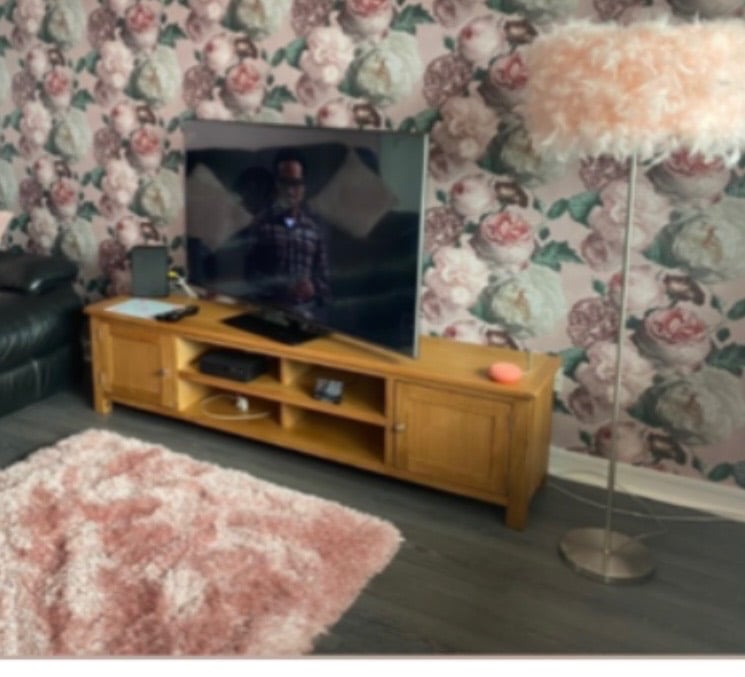 image for Wide dunelm Bromley oak tv unit 