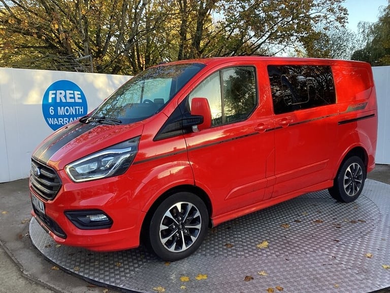 2020 Ford Transit Custom 320 EcoBlue Sport SWB L/R C/C A/C Euro 6 *NO VAT* Combi Van Diesel Autom...