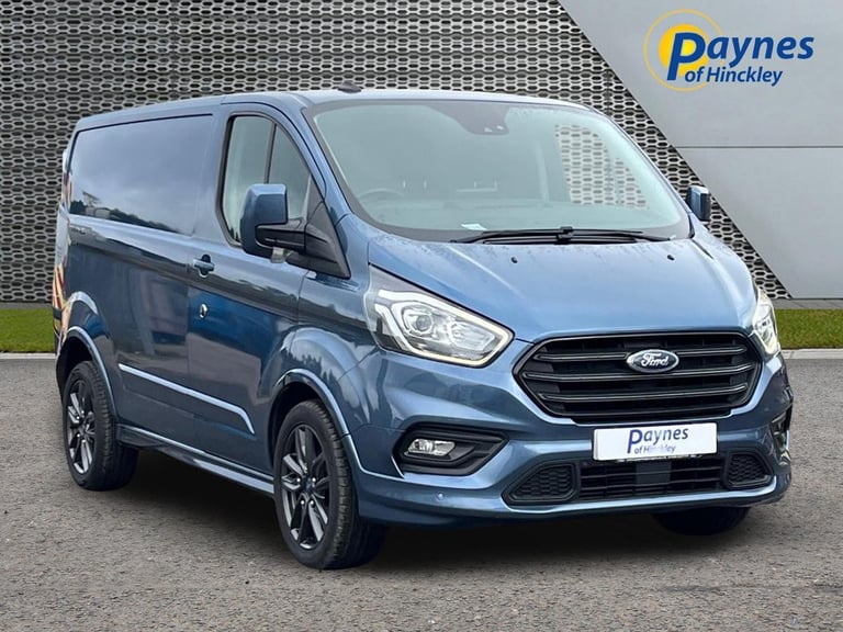 2021 Ford Transit 290 L1 Custom SPORT 2.0L 185PS 6 Speed in Chrome Blue FSH