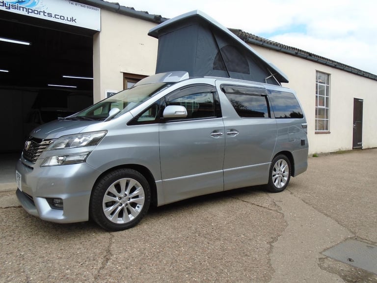 2010 TOYOTA ALPHARD CAMPER VAN,MOTORHOME ~~OFF GRID SOLAR~~ULEZ FREE~~~49K MILES