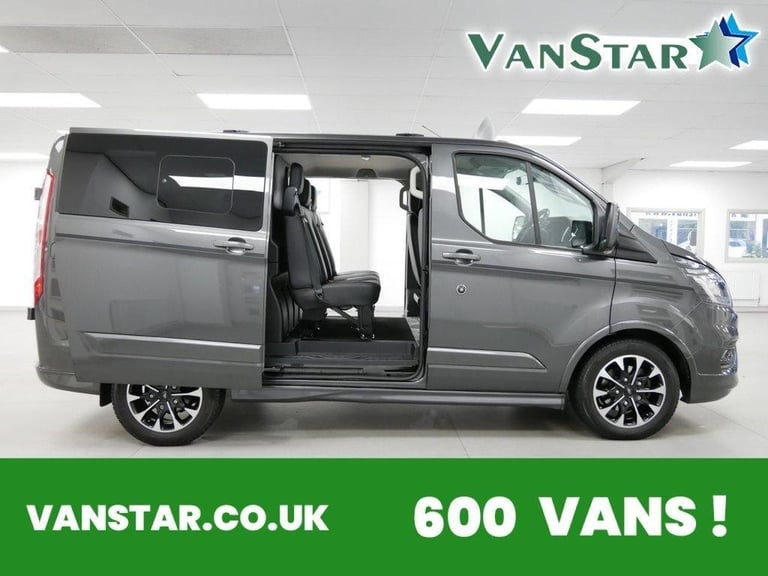 73 TRANSIT CUSTOM 320 2.0 EBL 170 BHP SWB SPORT AUTO CREWCAB 5 SEAT ( SAT NAV )