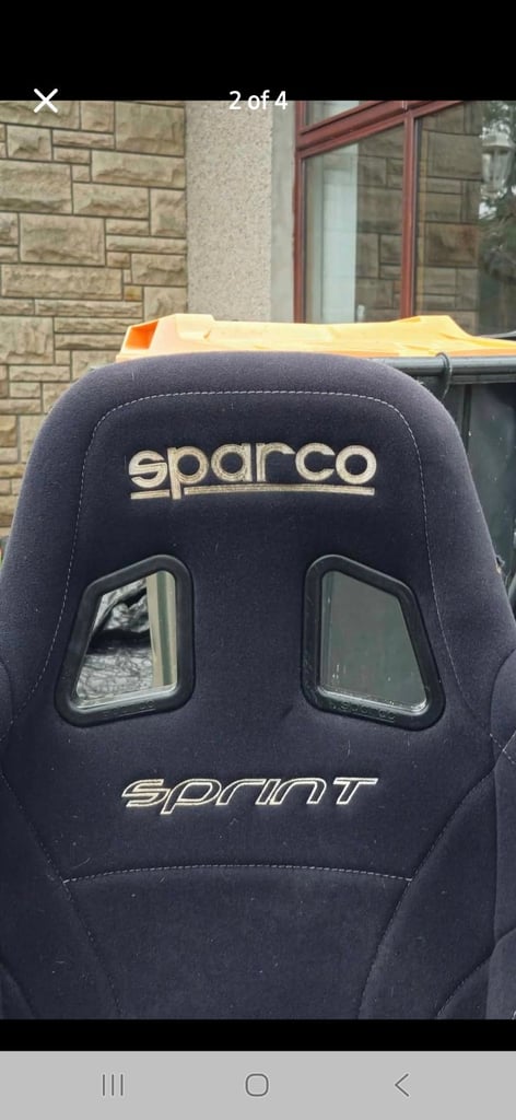 Sparco bucket seat