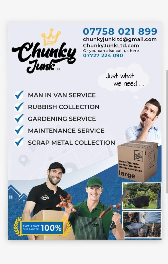 FULLY LICENSED RUBBISH & WASTE REMOVAL,JUNK-OFFICE-HOUSE-GARDEN WASTE CLEARANCE,MAN & VAN SERVICE