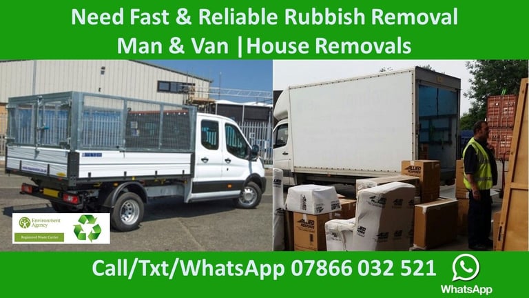 📞Man & Van |♻️ Waste Removals | House clearance | Rubbish & Garden Waste & General Waste Tip Run