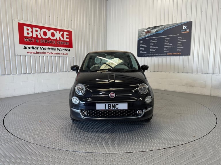 2018 Fiat 500C 1.2 Lounge Euro 6 (s/s) 2dr CONVERTIBLE Petrol Manual