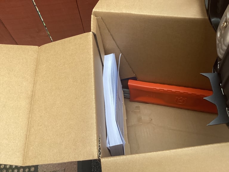 Husqvarna 130 chainsaw 14 in petrol brand new still in box 