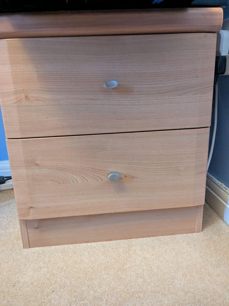 MFI Melbury Bedroom Furniture 6 piece ( Wardrobe, bridge unit, bookcase, cabinet)