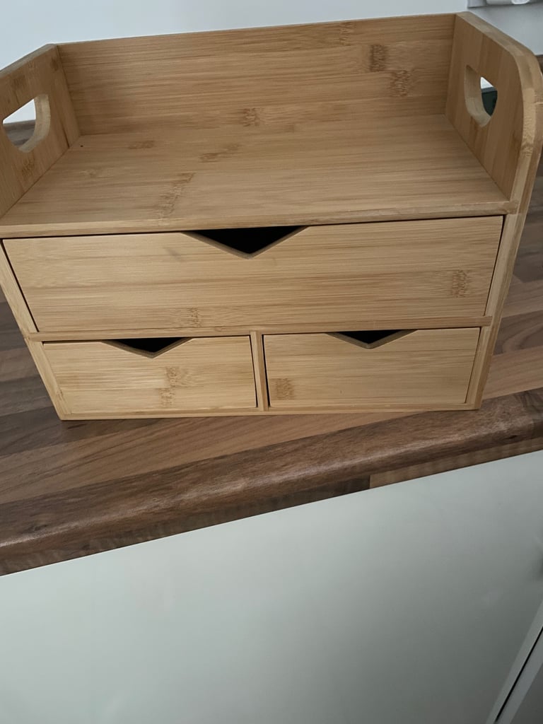 image for Bamboo desktop storage.