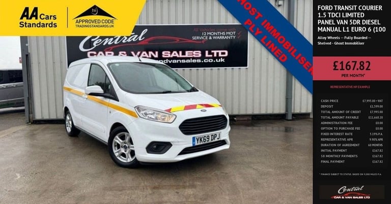 image for 2020 Ford Transit Courier 1.5 TDCi Limited Panel Van 5dr Diesel Manual L1 Euro 6 (100 ps) PANEL V...