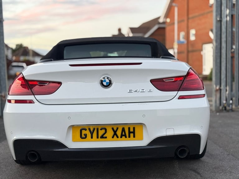 2012 BMW 6 Series 640d M Sport 2dr Auto CONVERTIBLE Diesel Automatic