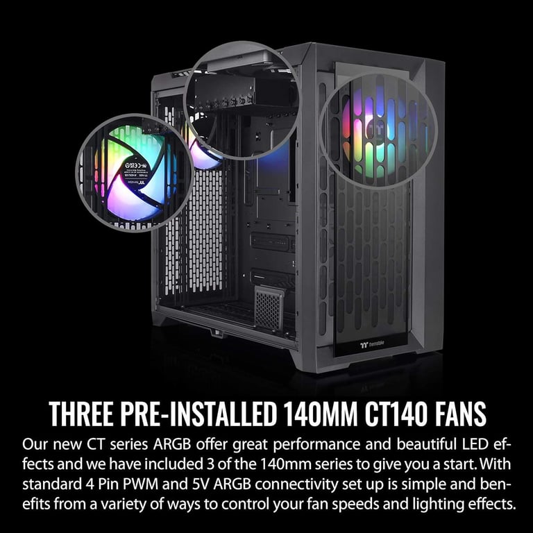 Thermaltake CTE C750 TG ARGB Black CTE PC Case
