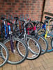 Various bikes for adults and teenagers serviced 