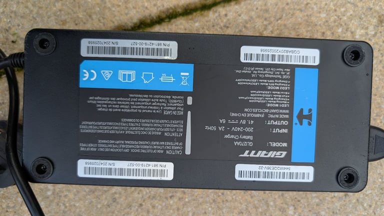 Giant e bike battery charger 