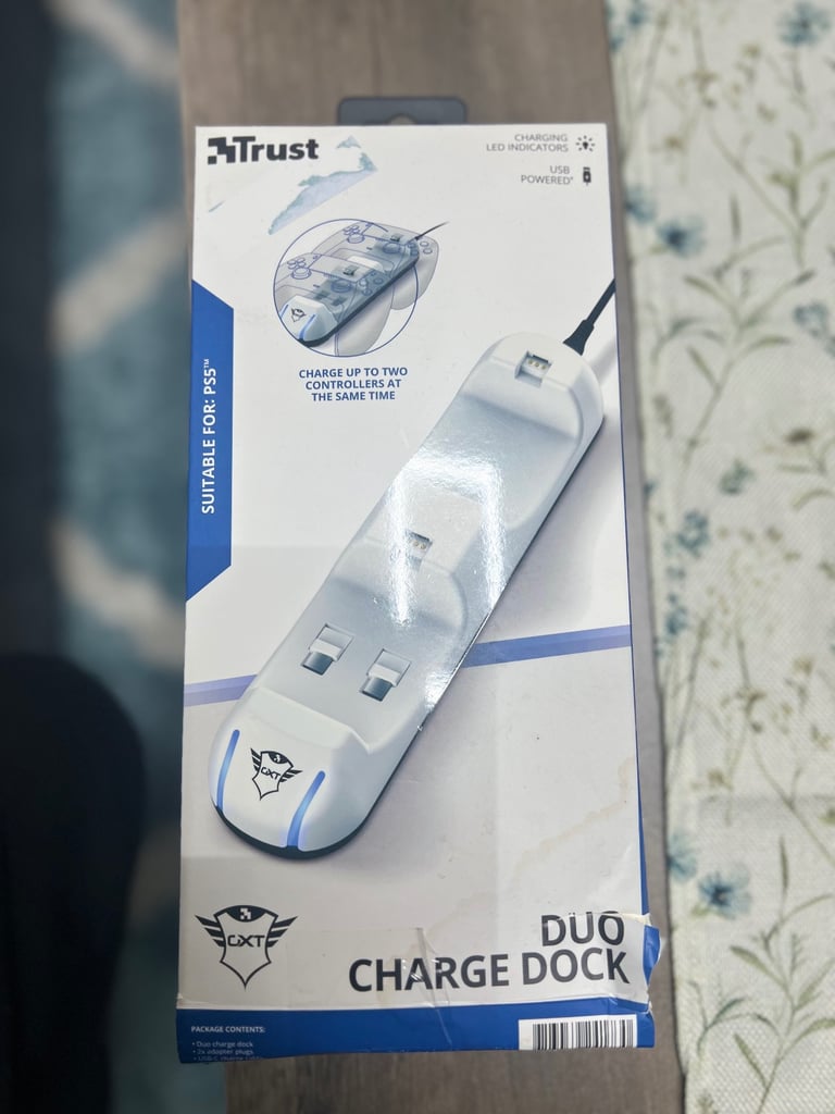 image for NEW Trust GXT 251 Duo Charging Dock for PS5 Controllers (Sealed)