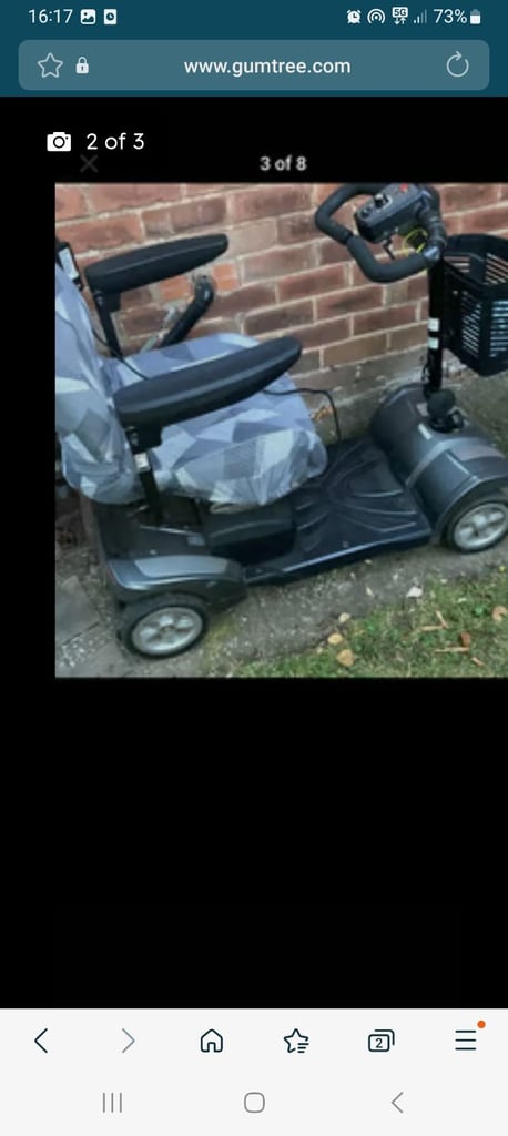  2 mobility scooters