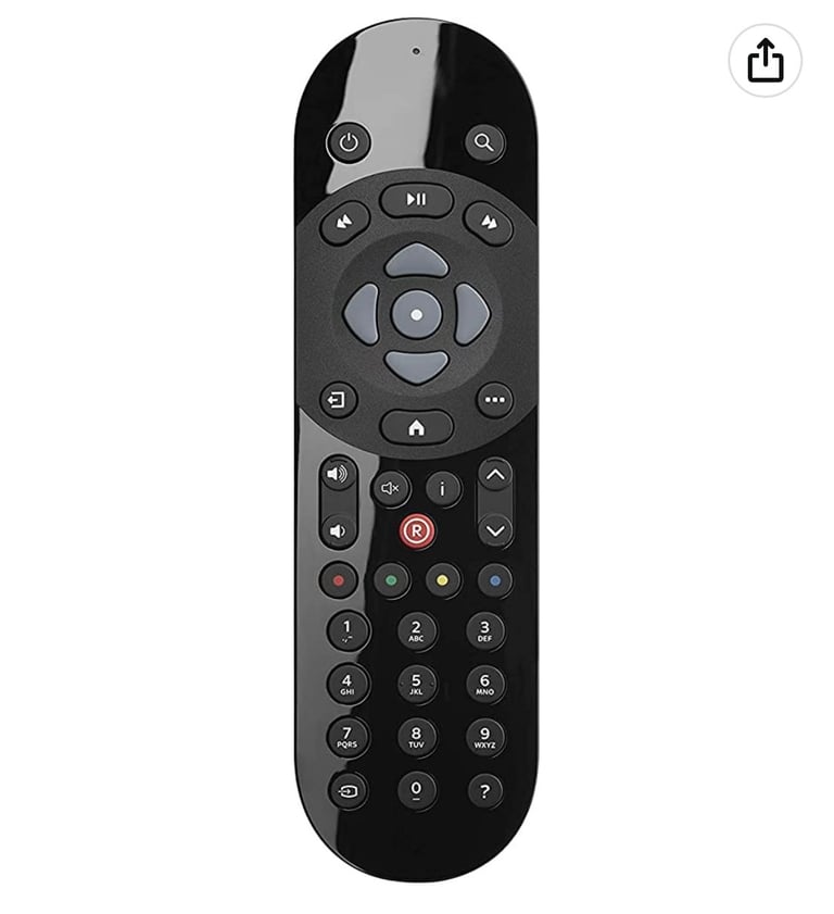 Replacement Sky Q Remote Control - IR - Full TV Control - No Voice