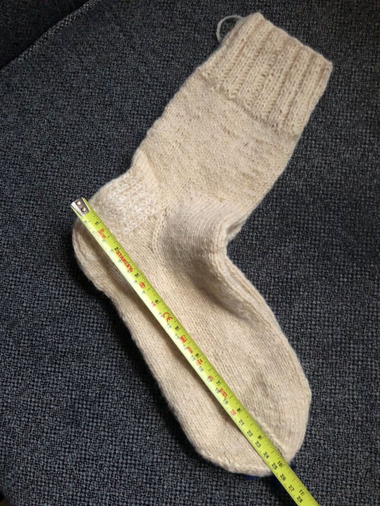 Wool knitted socks 