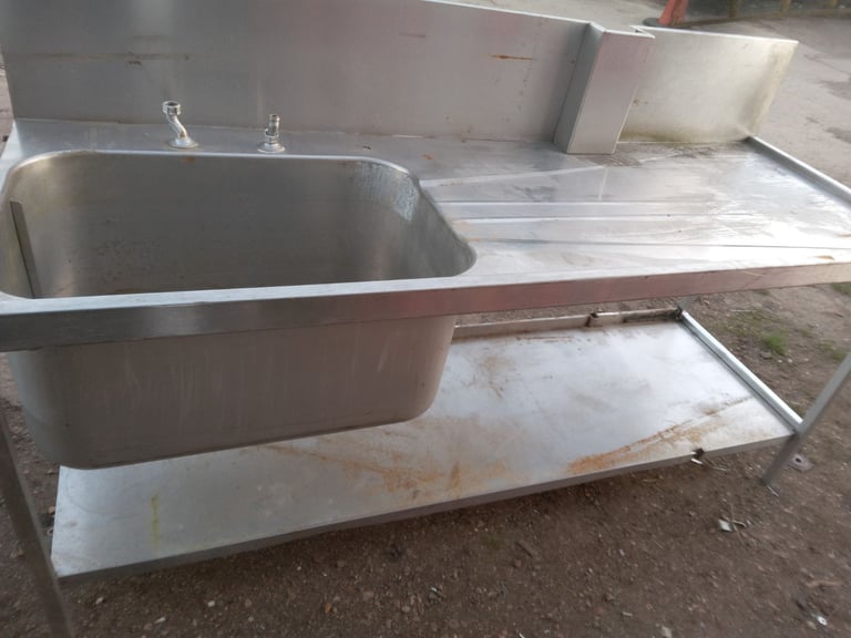 Catering equipment commercial stainless Steel sinks restaurant kitchen trailer items 