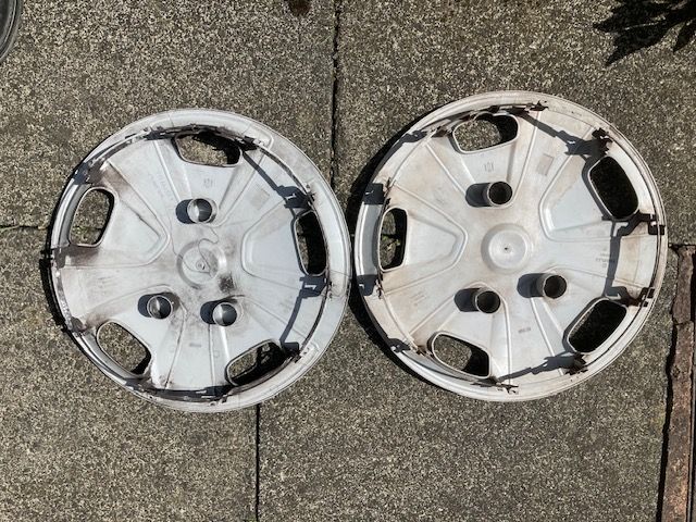 Ford Transit van motor home wheel trims 16” - pair Pre-owned Part No Ford JK 21-1130  FA