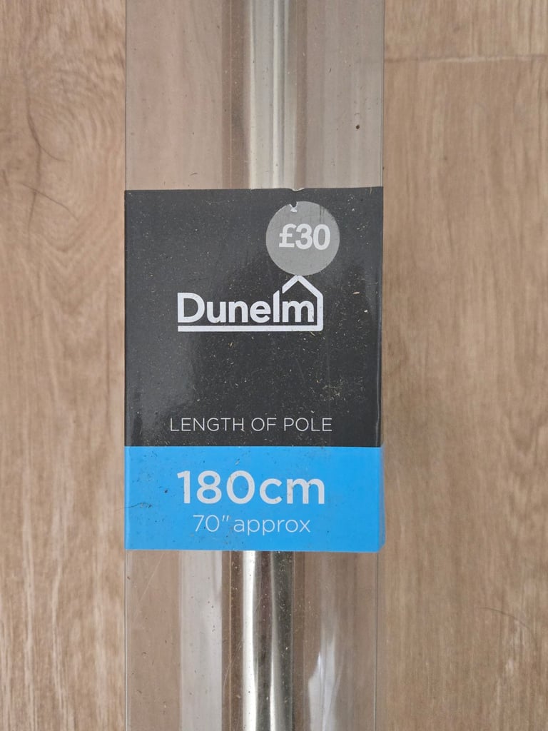 image for Crome curtain pole