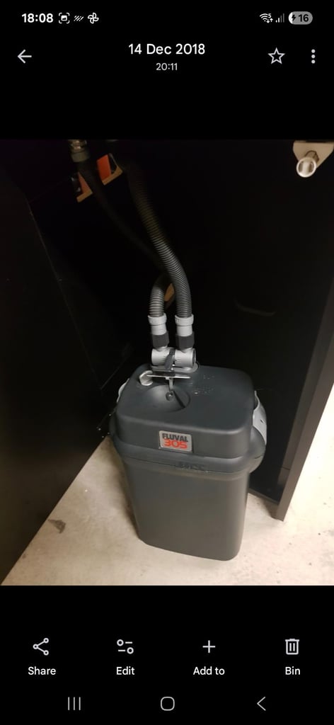 Fluval 450 liter aquarium 