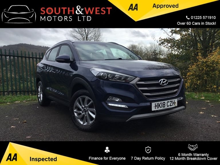 2018 Hyundai TUCSON 1.6 GDi Blue Drive SE Nav SUV 5dr Petrol Manual Euro 6 (s/s) (132 ps) ESTATE ...