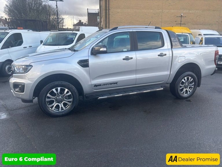 2020 Ford Ranger 2.0 EcoBlue Wildtrak in silver, 56,000 miles, 2 owners, Euro 6 ULEZ, 4x4, a PICK...