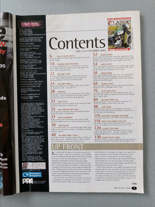 A Bundle of 6 Classic Bike Guide Magazines. 