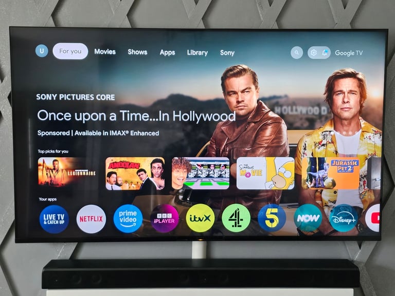Sony 75 inch Google Android 4K Ultra HD HDR Smart LED TV & Apps 2024 model