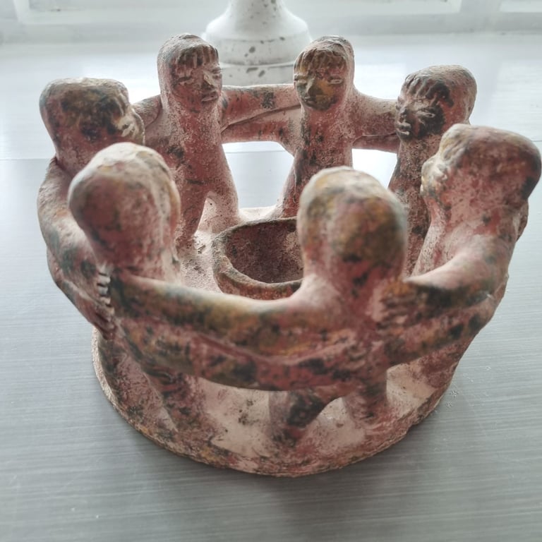 MEXICAN CIRCLE OF FRIENDS CANDLE HOLDER