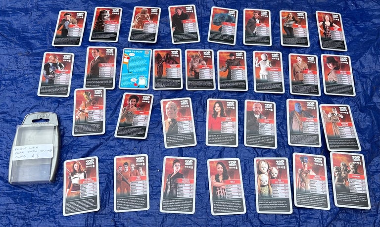 Doctor Who Matt Smith Top Trumps Cards