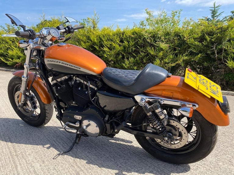 2014 HARLEY DAVIDSON 1200 CUSTOM LIMITED XL CA 14 ORANGE  BLACK SPORTSTER